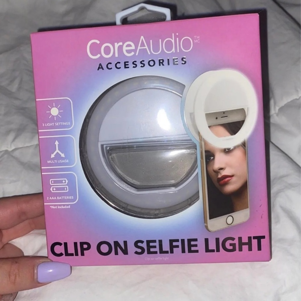 Clip on selfie light ( needs to go ASAP)